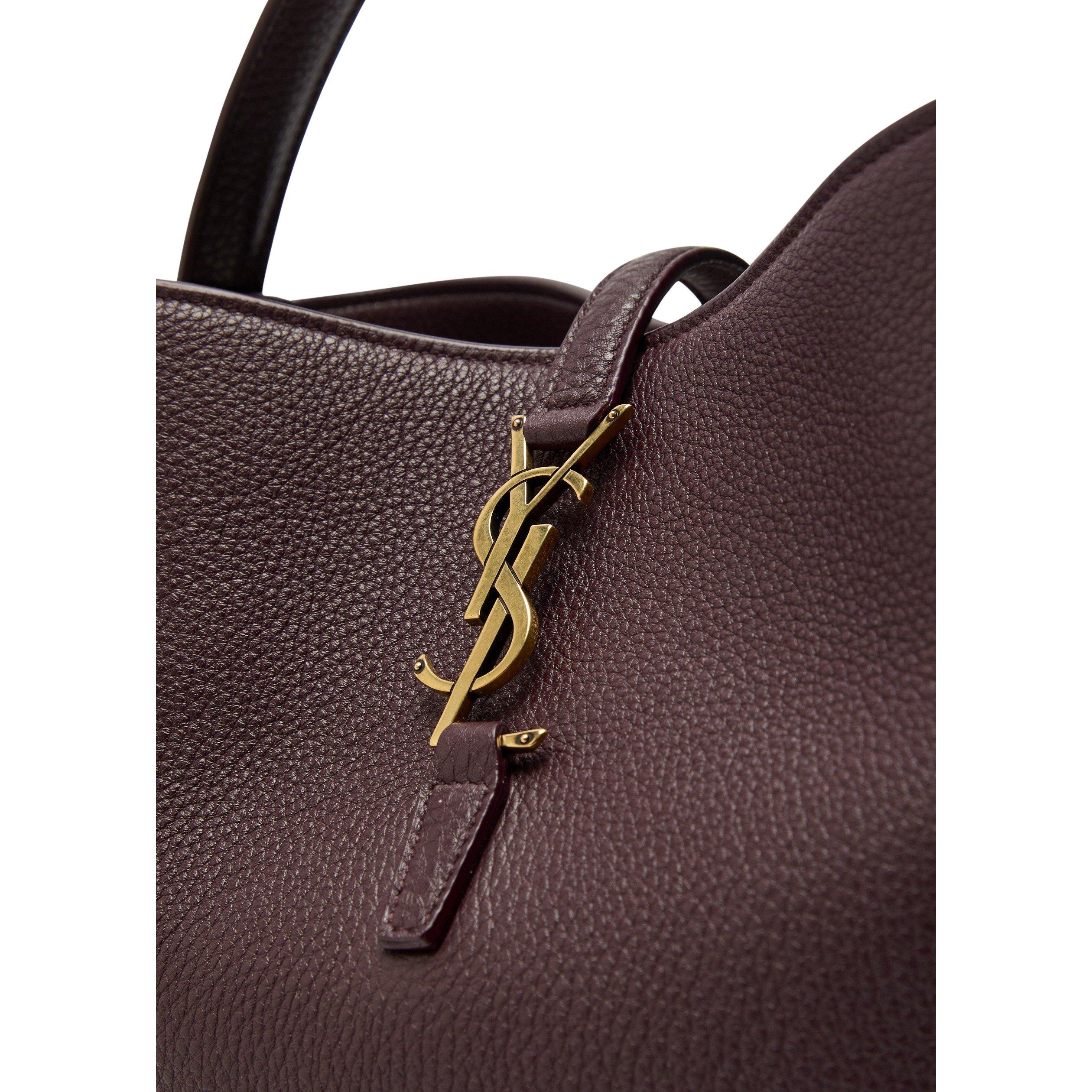 Saint Laurent LE 37 BUCKET GRAIN LEATHER