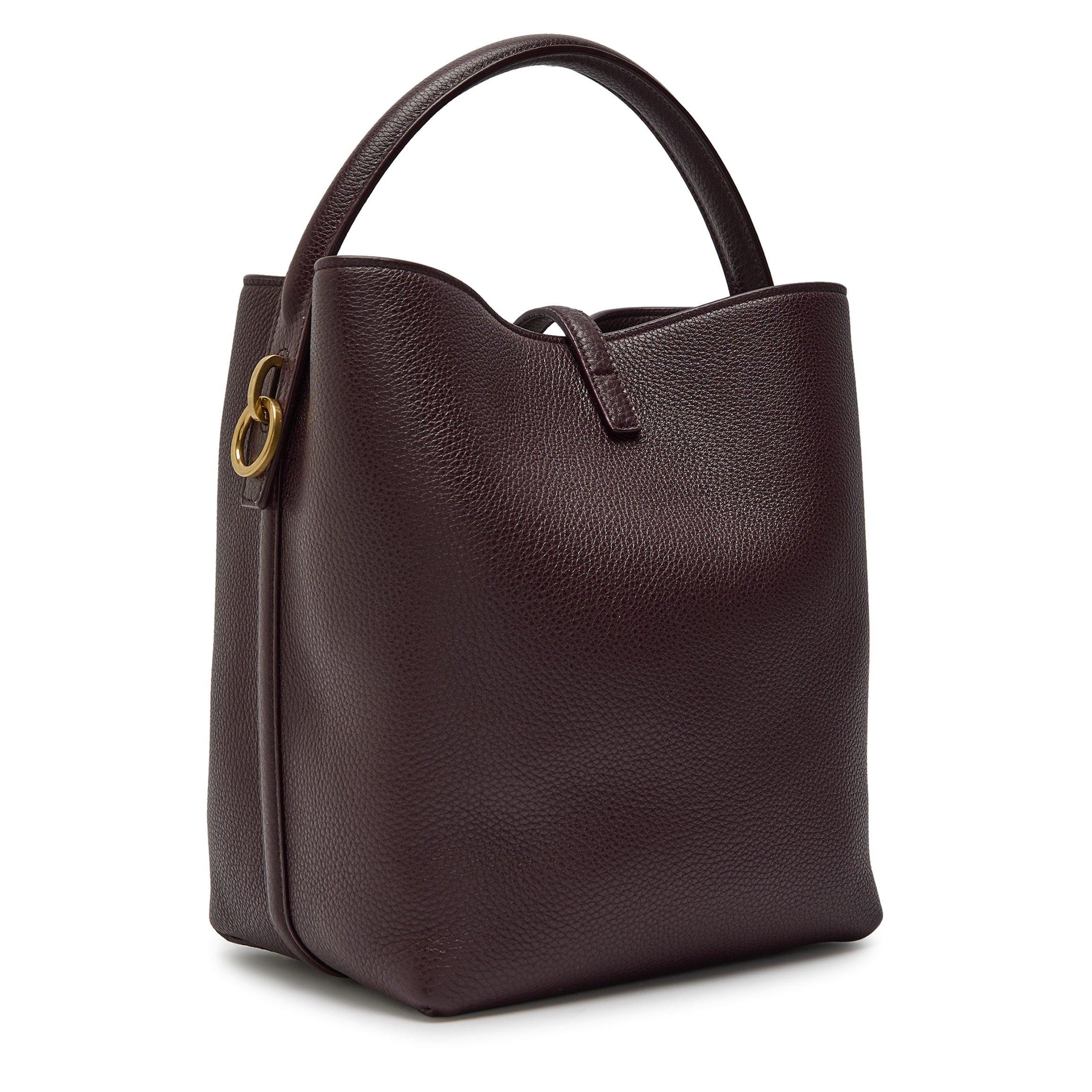 Saint Laurent LE 37 BUCKET GRAIN LEATHER
