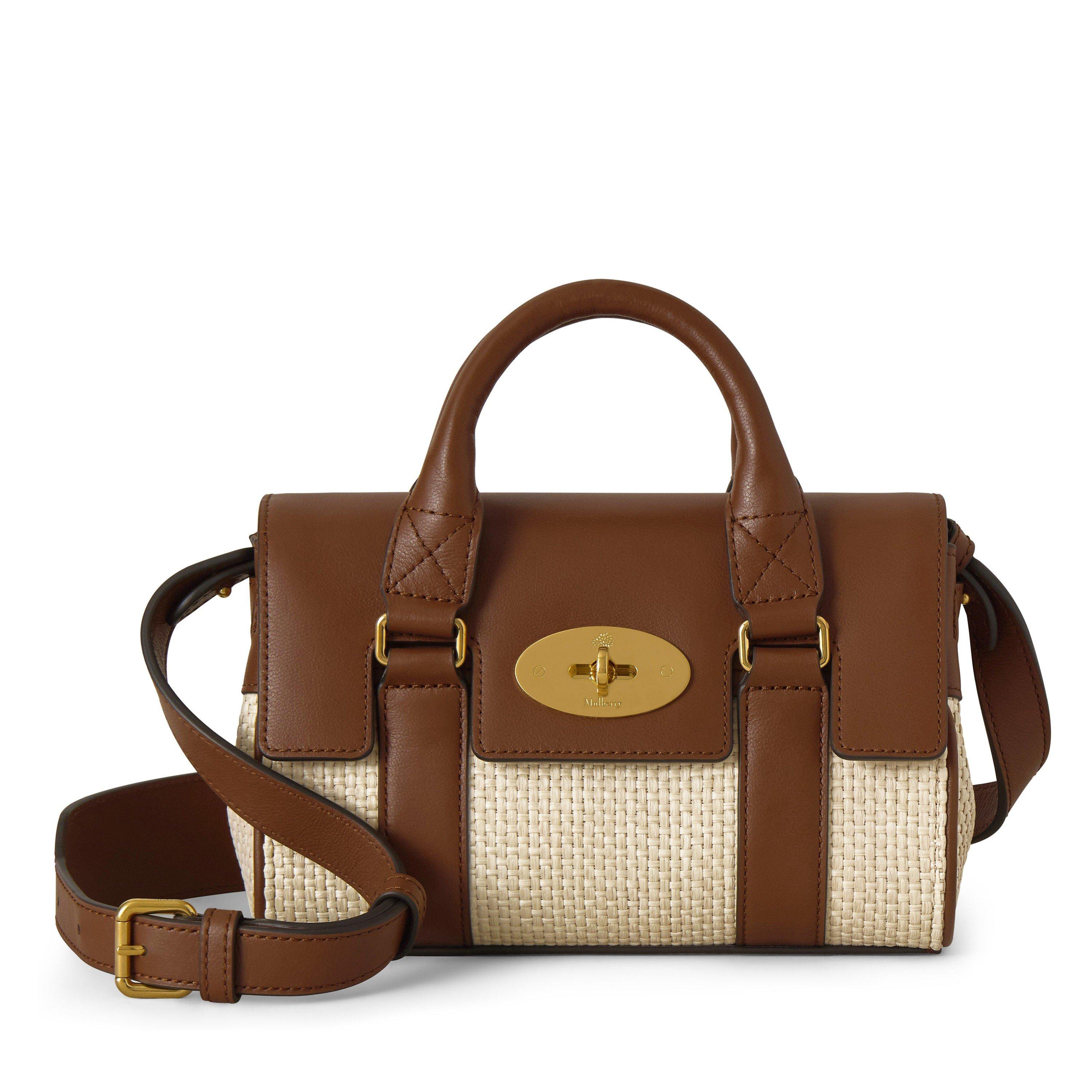 Mulberry HERITAGE RAFFIA MINI BAYSWATER