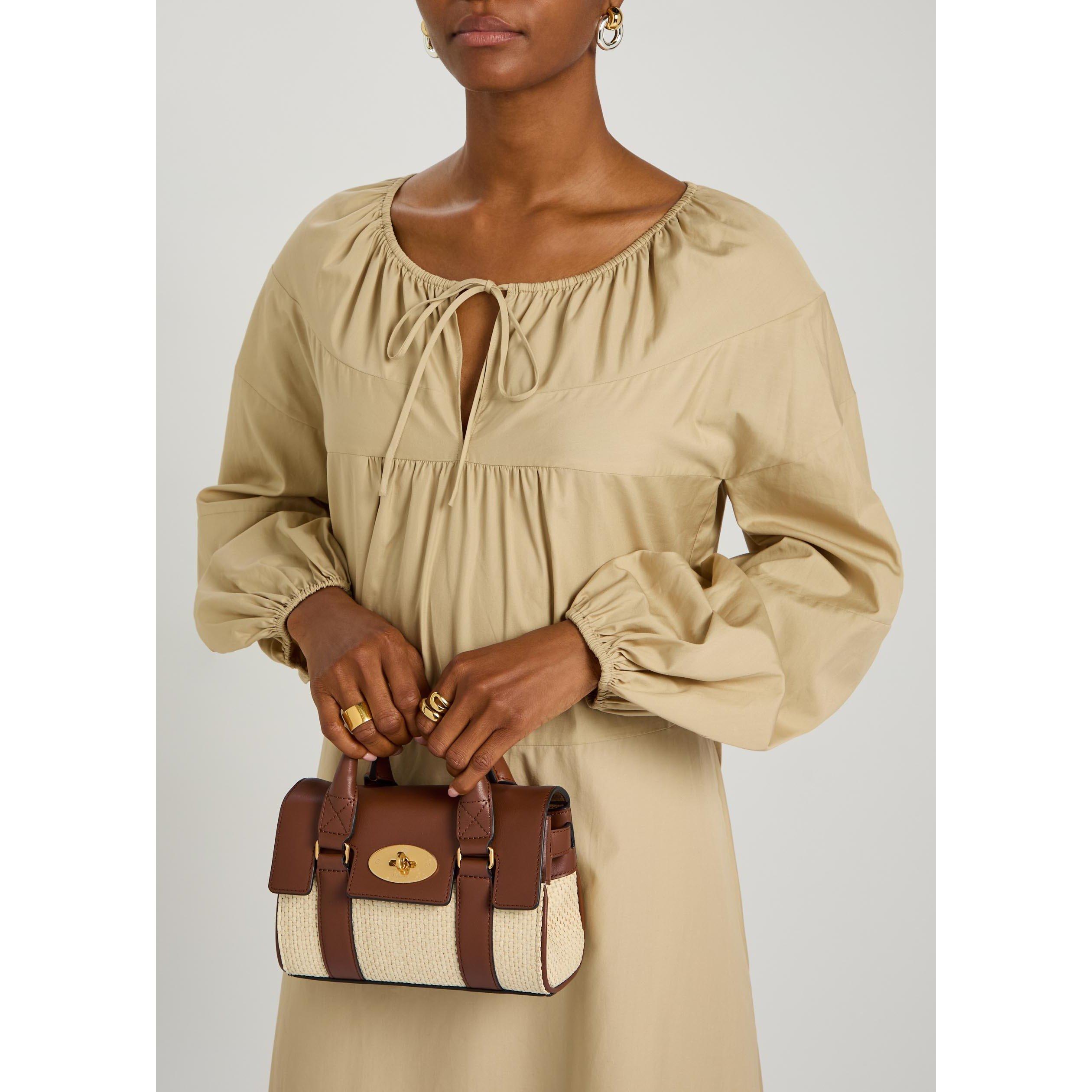 Mulberry HERITAGE RAFFIA MINI BAYSWATER