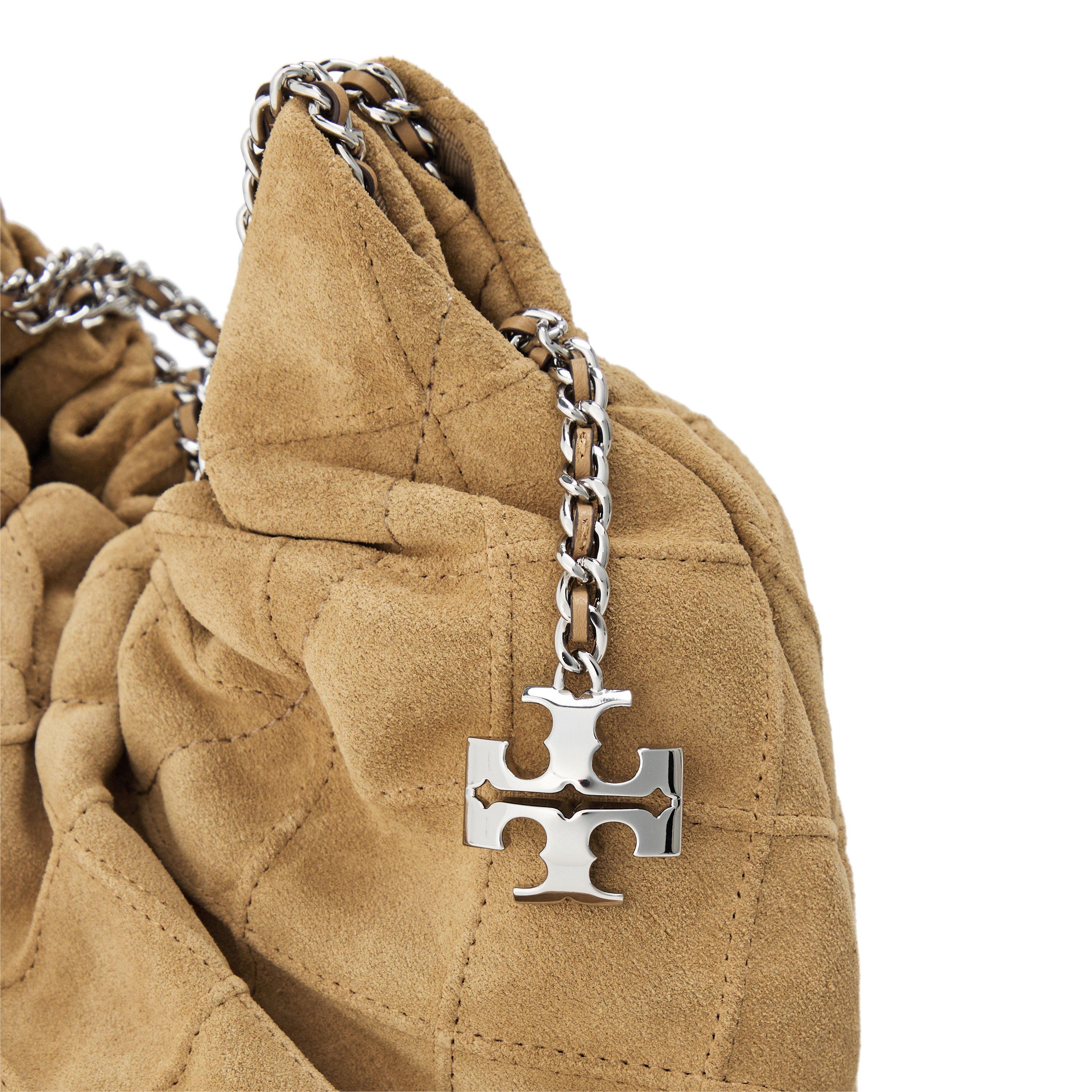Tory Burch Fleming Suede Mini Hobo B
