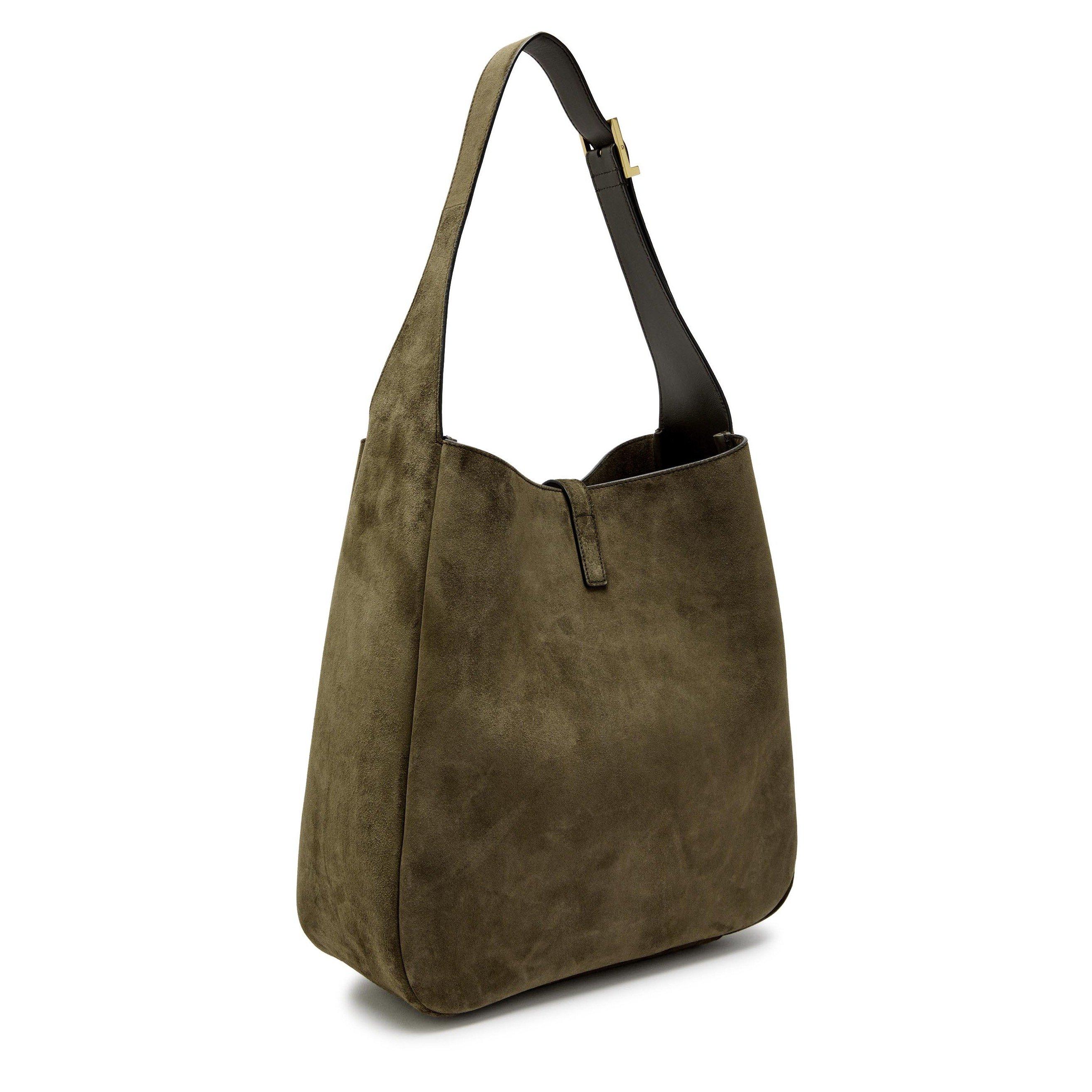 Saint Laurent 5 À 7 SUEDE LARGE HOBO BAG