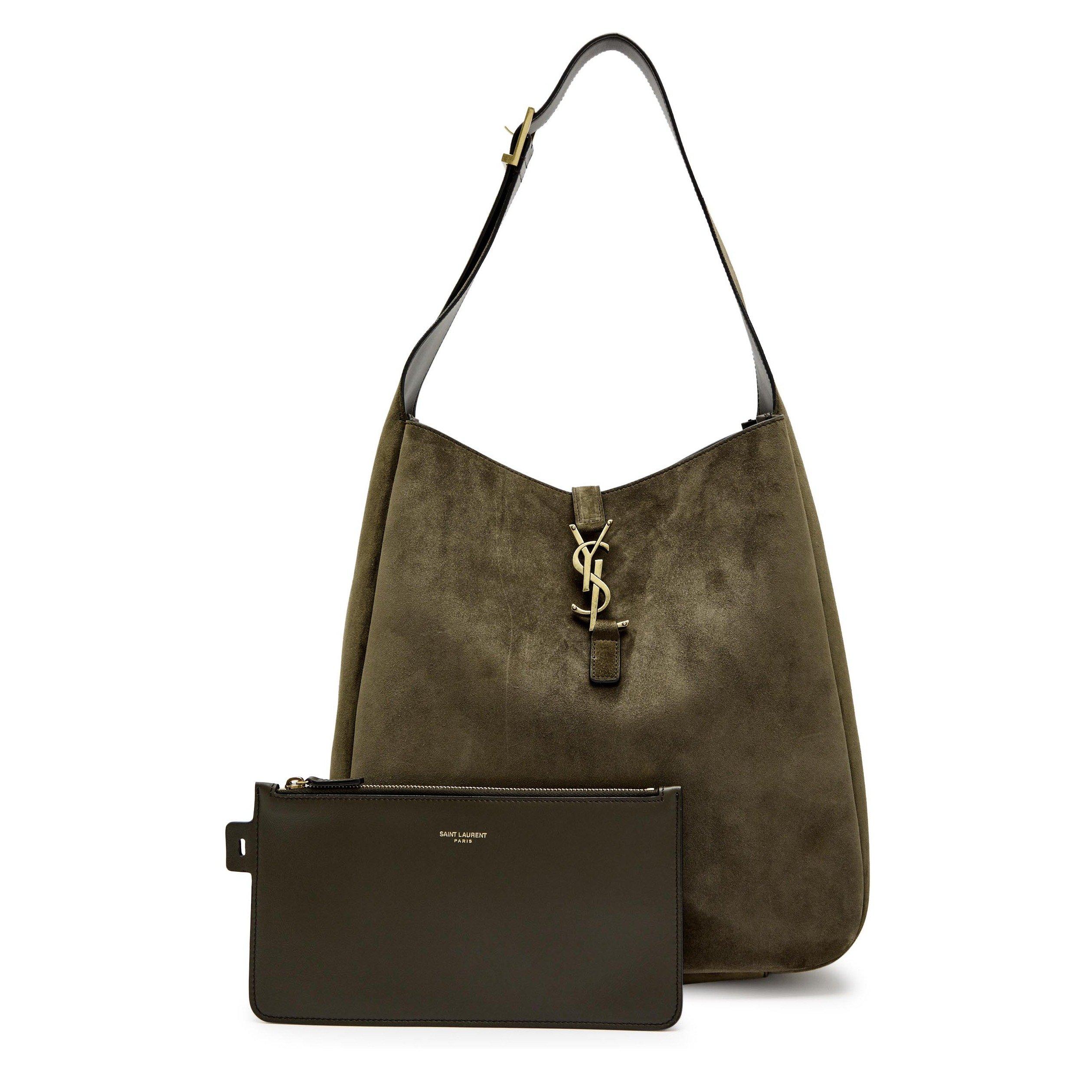 Saint Laurent 5 À 7 SUEDE LARGE HOBO BAG