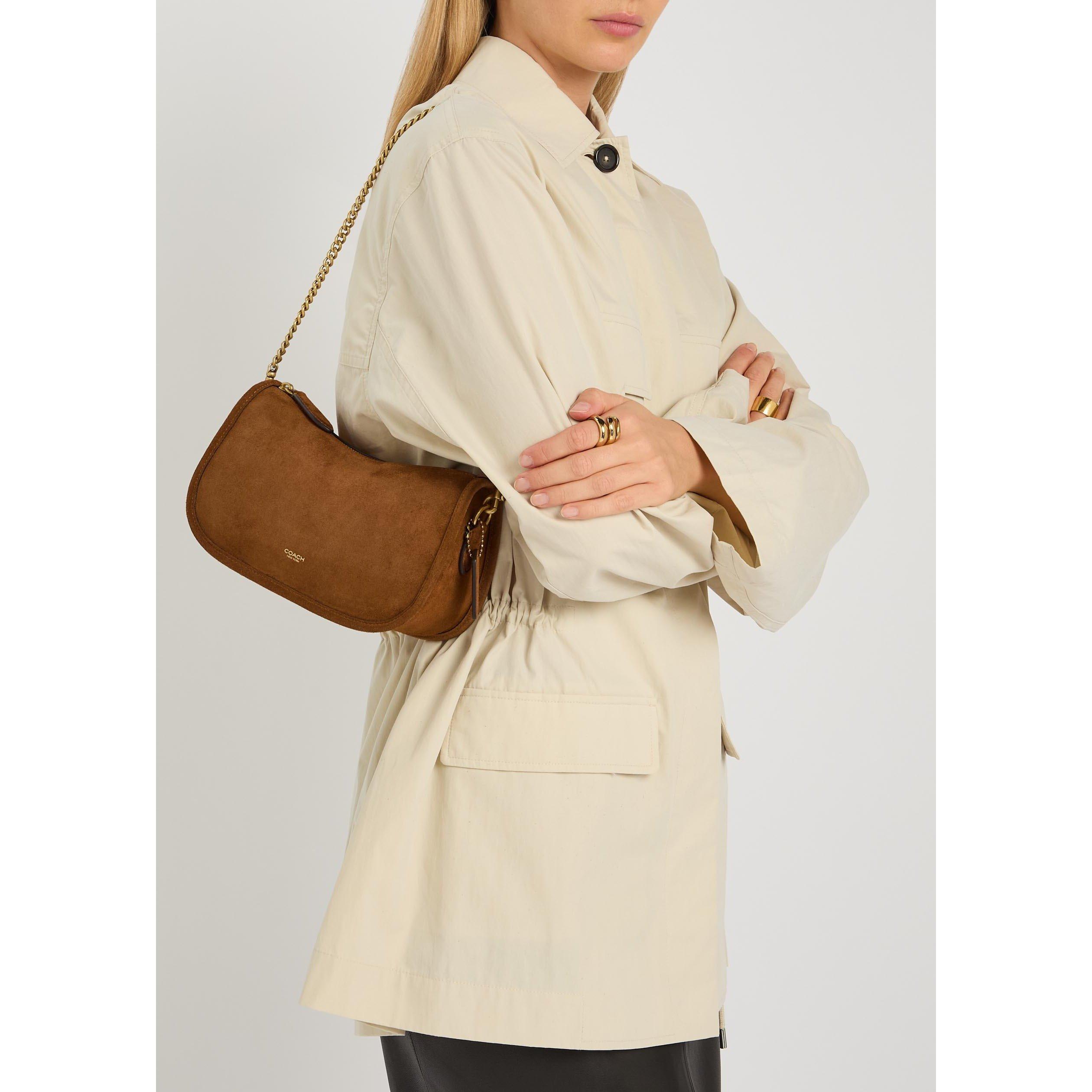 Coach Women's Waverly Suede Cross Body Bag