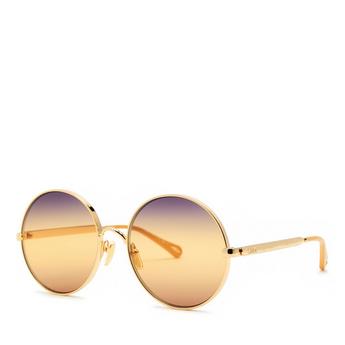 Women's Metal Round Sunglasses