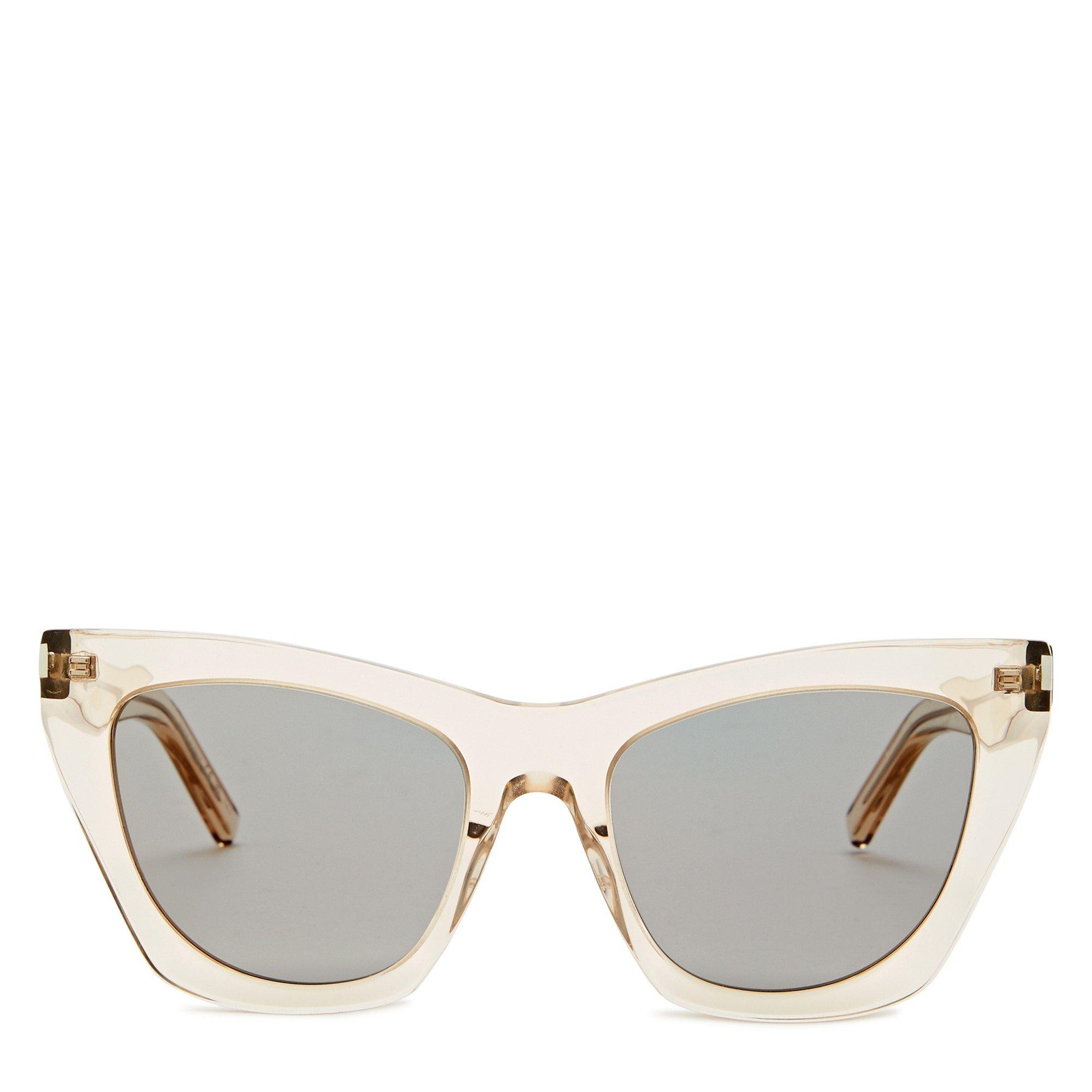 Saint Laurent Women's Acetate Ombré Cat Eye Sunglasses
