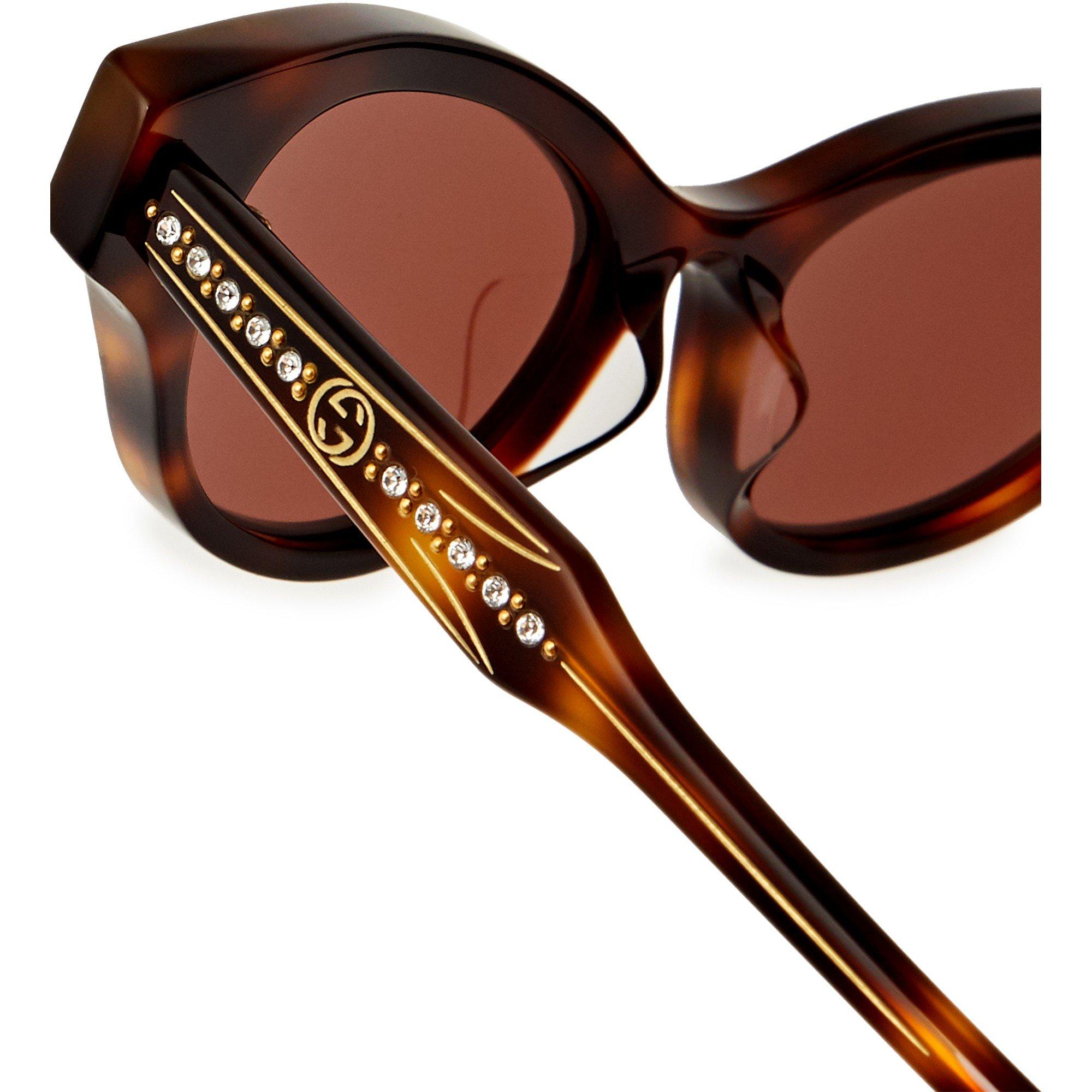 Gucci G F CAT EYE TINTED ACETATE