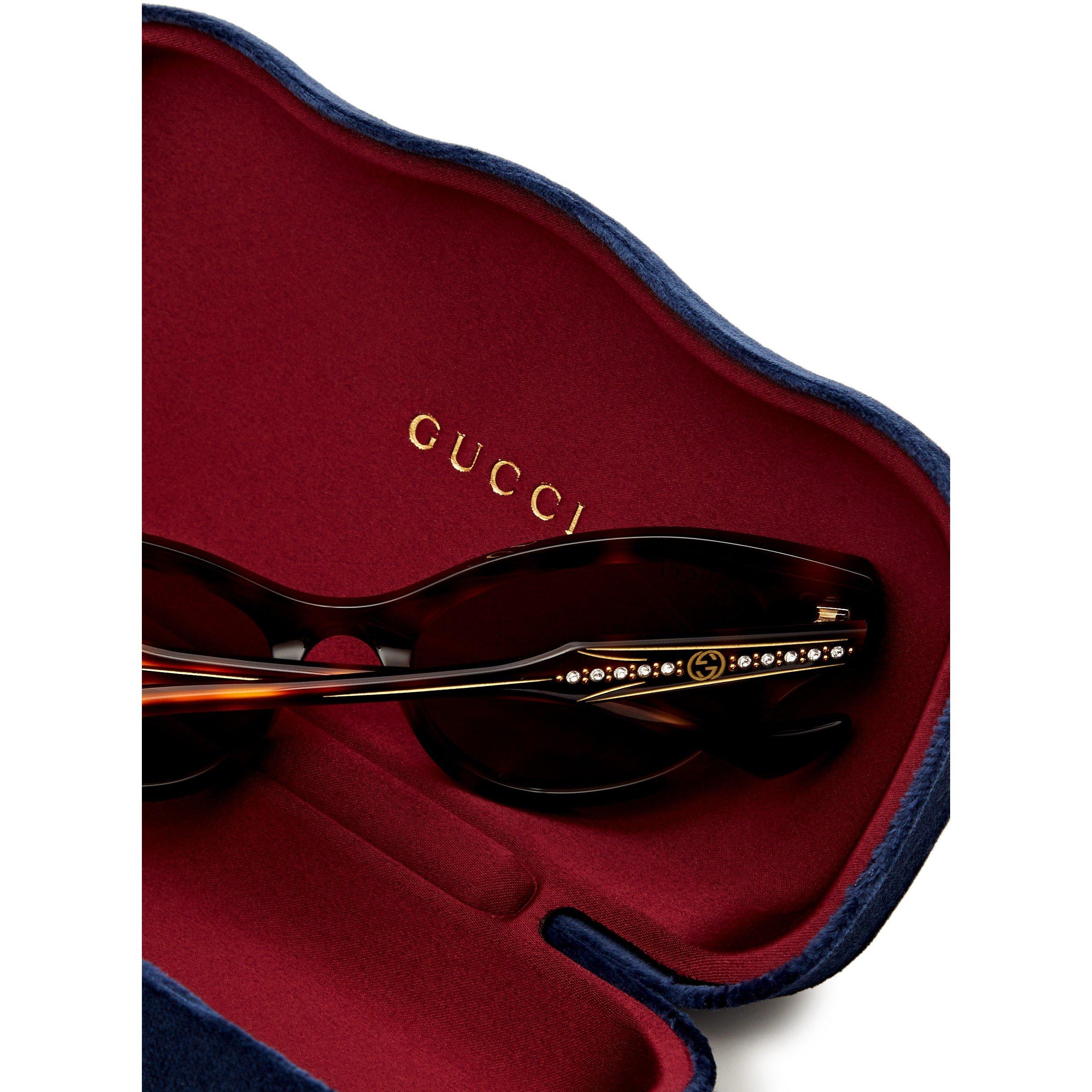 Gucci G F CAT EYE TINTED ACETATE