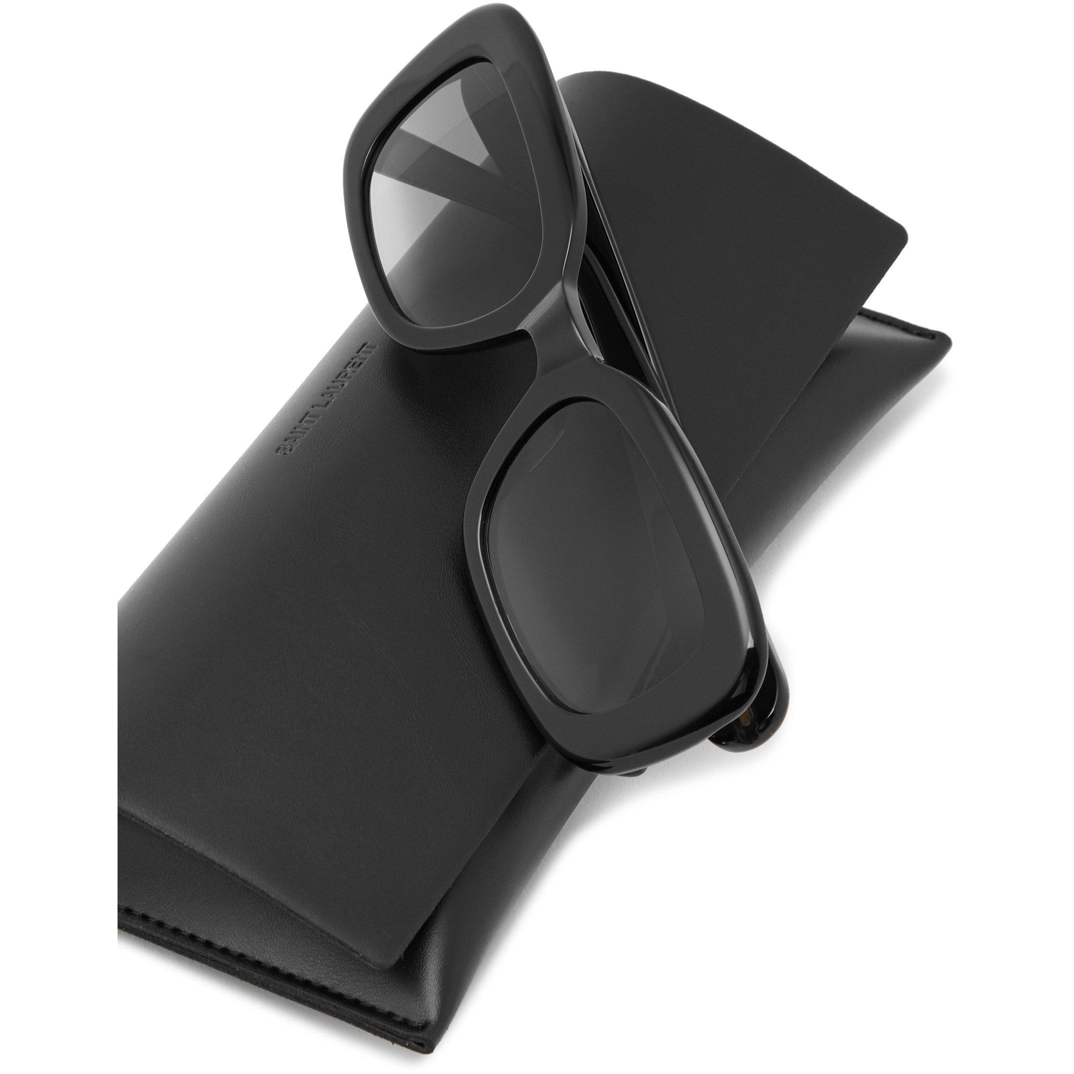 Saint Laurent Women's SL F Acetate Square Sunglasses