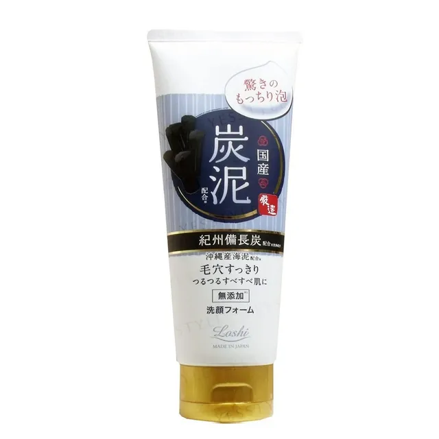 Loshi Moist Aid Facial Wash Charcoal Mud