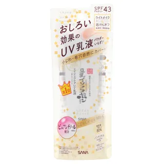 SANA Soy Milk Wrinkle Care Cover UV Milk SPF 43 PA+++