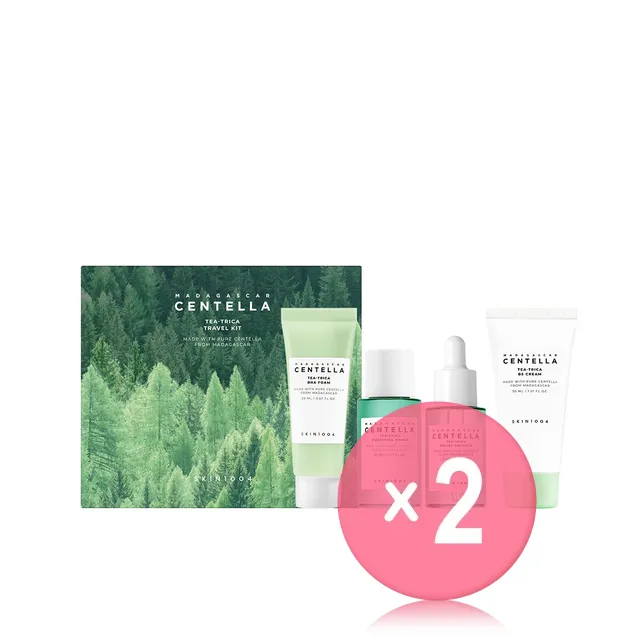 Madagascar Centella Tea-Trica Travel Kit 2pcs Bundle Set