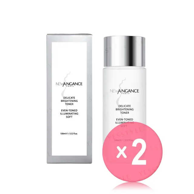 Delicate Brightening Toner 2pcs Bundle Set