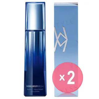 HIKARIMIRAI Treatment Night Emulsion Moist 2pcs Bundle Set