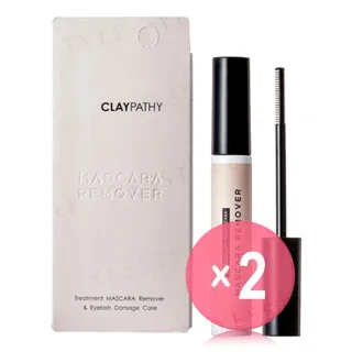 CLAYPATHY Treatment Mascara Remover & Eyelash Damage Care 2pcs Bundle Set