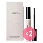 CLAYPATHY Treatment Mascara Remover & Eyelash Damage Care 2pcs Bundle Set